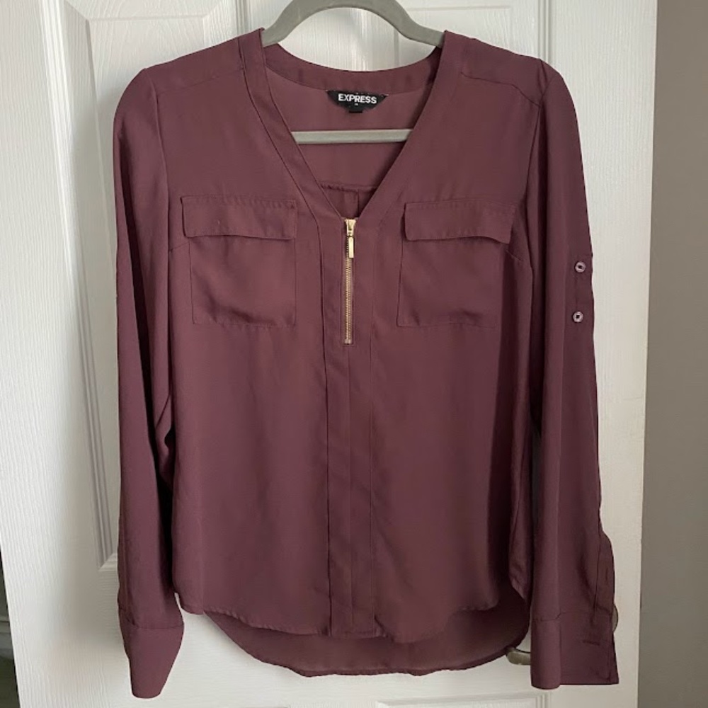 Express Zipper Blouse